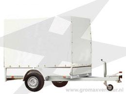 Aanhangwagen enkel 750 kg ( Huif )