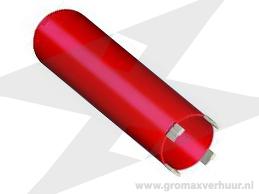 Diamantslijtage boor ø 122 Rood