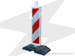 Geleidebaak incl. Kunststofvoet ( Rood wit )