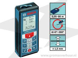 Laser afstandsmeter max 70 mtr