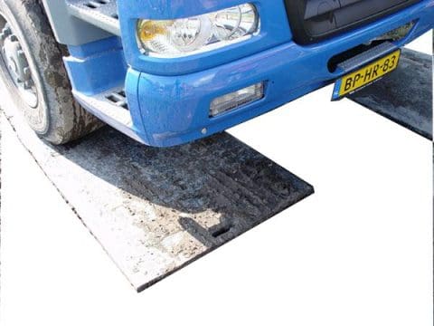 Rijplaat Kunststof 100 x 300 cm ( Huur per week )
