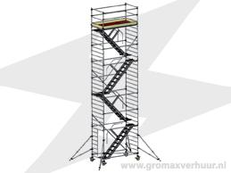 Trappentoren zigzag 1,30 x 2,50  4,00 vloerhoogte